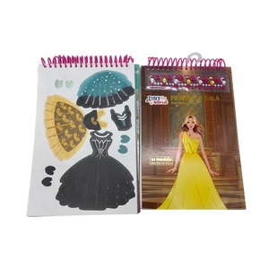 Nouveau carnet de notes miniature en spirale personnalisé 2026, <span class=keywords><strong>livre</strong></span> de <span class=keywords><strong>dessin</strong></span> avec autocollants à habiller pour filles et enfants - Product Image 2