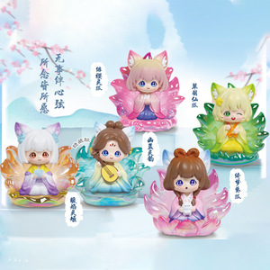 ฟิกเกอร์ Yu Mo Craft Fairy Fox แบบกล่องสุ่ม 6 ตัว รุ่นปกติ 1 ตัวรุ่นพิเศษ ของสะสมการ์ตูนสำหรับเด็กผู้หญิง ของตกแต่งโต๊ะทำงาน ของขวัญ - Product Image 2