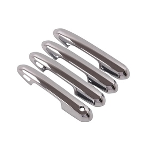For 2019 2020 Chrome Handle Cover Smart Hole <b>Door</b> Handles <b>Trim</b> Set Accessories WZXD Decoration - Product Image 1