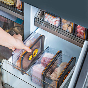 Sealed Food Storage Container Rectangle Clip On Lid For Fruits Vegetables Grains Refrigerator Picnic Use - Product Image 4