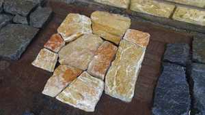 Easy to Install <strong>Mesh</strong> Interlocking Crazy Quartzite <strong>Stone</strong> Paver Driveway <strong>on</strong> <strong>Mesh</strong> Wall Deco Cladding <strong>Stone</strong> for Exterior House - Product Image 3