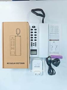 Telepon Pintu Audio 433MHz Interkom Nirkabel Jarak Jauh Handset Aman Layar Sentuh 7-inci Bertenaga Baterai untuk Kantor Hotel Rumah - Product Image 5