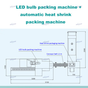 Tự động nhiệt co lại máy đóng gói bóng đèn LED máy đóng gói tự động tự động dẫn Bóng đèn máy đóng gói - Product Image 5