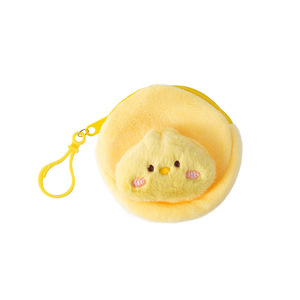 Porte-monnaie rond en peluche avec fermeture éclair, motif animal de dessin animé mignon, mini pochette pour enfants et étudiants, usage quotidien - Product Image 5