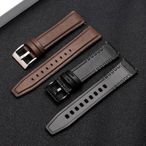 สายนาฬิกาหนังแท้สำหรับ <span class=keywords><strong>Huawei</strong></span> Watch <span class=keywords><strong>Gt2</strong></span> <span class=keywords><strong>Pro</strong></span> 46มม. Watch4,สายนาฬิกาหนังแท้20มม. 22มม. - Product Image 4
