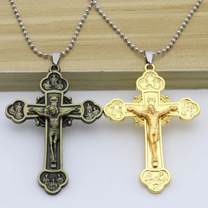 7.5*5cm kilise dekorasyon katolik çapraz İsa mesih kilise din haç duvar çapraz kolye - Product Image 5