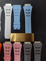 Nouveau bracelet de montre en caoutchouc de luxe haut de gamme 2026, design interchangeable, le plus vendu