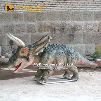 Modèle de dinosaure animatronique réaliste MY DINO AD-280 Triceratops, modèle de dinosaure bébé