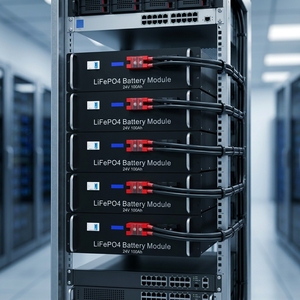 Batería de Litio SMSenergy de Alto Voltaje 25.6V 100Ah LiFePO4, Híbrida, Montada en Rack, IP65, con MSDS y OEM - Product Image 1