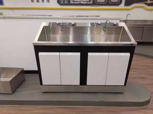 Évier stérilisé commercial en acier inoxydable VICTORY éviers en inox pour laboratoire ou autres fournitures d'hôpital pour hôtels et restaurants - Product Image 4