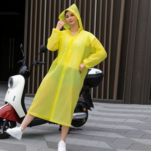 Wholesale High Quality Colorful Waterproof Suitable Adult Outdoor Hiking Camping <b>Poncho</b> Eva Rain Wear Emergency Anti-rain Coat - Product Image 3