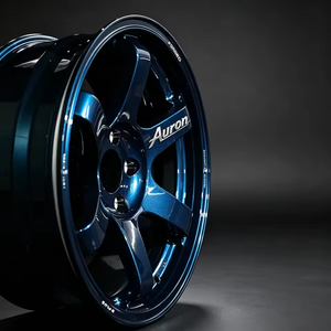 Rueda de Aleación de Aluminio Auron de 5 Radios, Fundida en una Sola Pieza, Anodizada en Azul, para Mejora de Automóviles de Pasajeros - Product Image 5