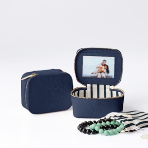 Boîte <span class=keywords><strong>photo</strong></span> en cuir de marque OEM pour événements, étui <span class=keywords><strong>photo</strong></span> souvenir en cuir personnalisé imprimé, étui de voyage, trousse de toilette, étui à maquillage - Product Image 2