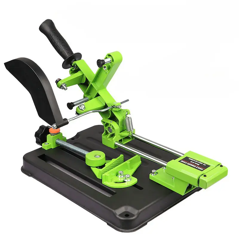 Support de meuleuse d'angle adapté à la modification du support de scie à table pour la coupe de meuleuse à main cadre fixe.