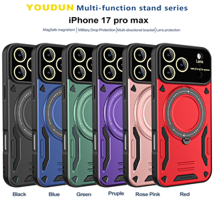 Étui de téléphone multifonctionnel invisible avec support d'anneau anti-chute, protection de l'objectif de la grande fenêtre pour ZTE Blade A54 A34 Axon 50 Lite - Product Image 3