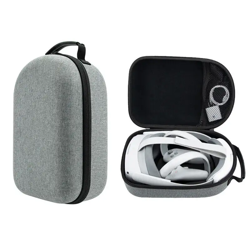 Fabrika özel EVA sert taşıma çantası çantası EVA PICO 4 kılıfları depolama için VR kulaklık kontrolörleri aksesuarları