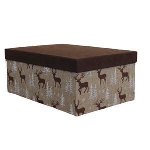 CAJA DE RECIPIENTELES REINDEER 35.5X26X15.5CM - Product Image 1