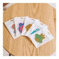 Autocollant de logo de dessin animé de cartes de conception la plus récente pour ordinateur de petite entreprise