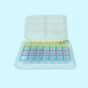 Boîte blister personnalisée pour médicaments en <span class=keywords><strong>pharmacie</strong></span> et pilules Pack de plateaux avec étiquette de scellement auto-adhésive - Product Image 1