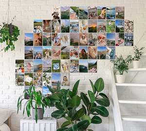 Kit de collage mural 50 affiches en carton de 4x6 pouces pour chambre de filles affichage de photos de dortoir mignon avec conception personnalisée - Product Image 6