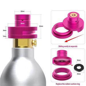 Convertidor de CO2 Sodastream Azul de 60L, Cilindro de Conexión Rápida para Máquina de Soda DUO/Art/Terra/Crystal 3.0/Gaia, Personalizable OEM - Product Image 6