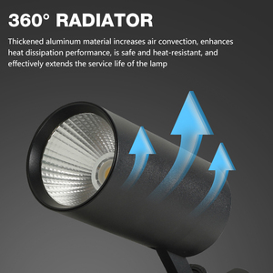 Mới nhất theo dõi các bộ phận ánh sáng có thể điều chỉnh Spotlight đường sắt thông tư theo dõi ánh sáng 4000k phòng LED thương mại chiếu sáng tại chỗ - Product Image 5