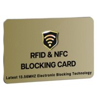 Tarjeta Protectora de Crédito/Débito con Bloqueo RFID y NFC, Protección Contra Contacto