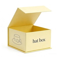 Boîte d'emballage robuste, luxueuse, recyclable, personnalisable, en gros, pour chapeau, casquette de baseball, ceinture, écharpe, vêtements, costume, jupe, coffret cadeau
