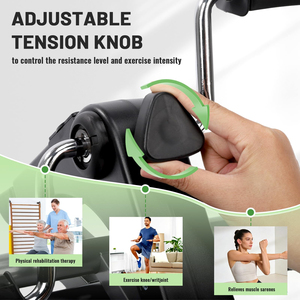 Portable Mini Cycle Pedal <b>Exercise</b> Bike with LCD Monitor Home Use Under Desk Folding Arm/Leg Workout Bike for Gym - Product Image 3