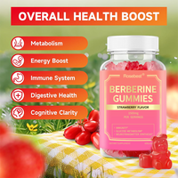 Rosebest – Complément alimentaire en gommes sans sucre à la saveur naturelle de fraise, enrichi en berbérine HCL, chardon-Marie et cannelle de Ceylan – Vente en gros