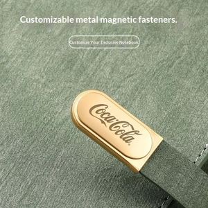 Agenda de Lujo con Tapa Dura, Hojas Sueltas, Magnética, A5, Diario con Logotipo Personalizado, Cuero PU, Encuadernación Cosida, 100 Hojas - Product Image 4