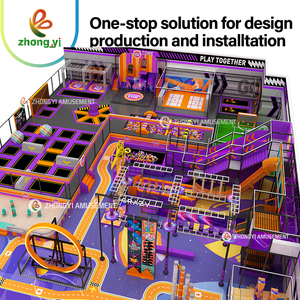 Fabricante de Equipos Interactivos para Parques Infantiles Interiores, Zona de Juegos con Tobogán de Luces LED, Parque de Trampolines para Niños, Centro de Juegos Blandos Comercial - Product Image 3