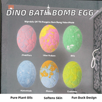 Bombes de bain pour enfants, œufs à bulles parfumés exotiques bio, surprises en forme de canard, huiles naturelles hydratantes
