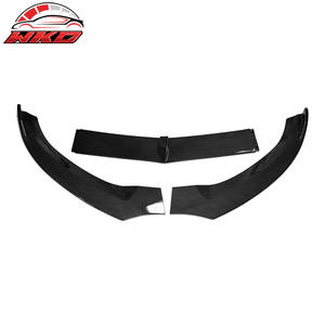 Lèvre de pare-chocs avant pour Benz W205 Classe C 2015-2018, Spoiler DP, imprimé fibre de carbone PP, pièces auto de haute qualité, kit carrosserie - Product Image 4