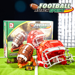 Set <span class=keywords><strong>de</strong></span> Construcción <span class=keywords><strong>de</strong></span> Bloques <span class=keywords><strong>de</strong></span> Fútbol Americano <span class=keywords><strong>de</strong></span> 1038 Piezas, Casco y Balón, Juguete Deportivo, Modelo <span class=keywords><strong>de</strong></span> Exhibición DIY, Regalo para <span class=keywords><strong>Adolescentes</strong></span> y Adultos - Product Image 6