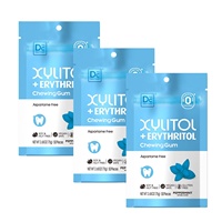 Chewing-gum à la menthe forte au xylitol pour aider à arrêter de fumer, sans nicotine, sans sucre