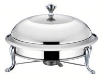 Bulk 6L Edelstahl Square Gas Chafing Dish Keramik Crown Herd Buffet Food Warmer für Hotel & Restaurant Dining Supplies