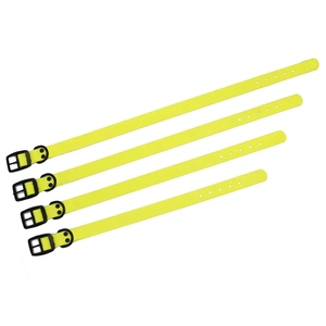 NiBao <span class=keywords><strong>Collar</strong></span> de perro mascota personalizado <span class=keywords><strong>Collar</strong></span> de PVC impermeable Collares de perro grandes de alta resistencia con herrajes negros - Product Image 4