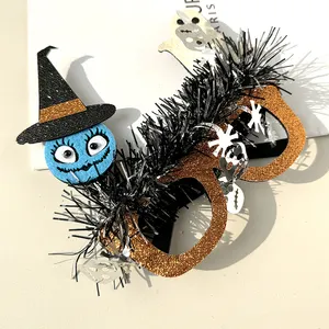 Cadılar bayramı gözlük çocuk yetişkin parti dekorasyon fotoğraf sahne komik gözlük çerçevesi kabak örümcek Web gözküresi gözlük