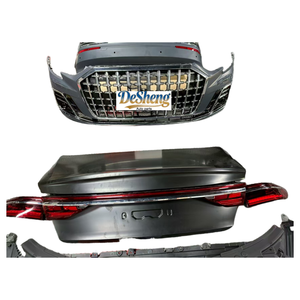 Version améliorée de notre kit le plus vendu, pour Audi A8 Facelift : pare-chocs avant et arrière, phares LED, calandre, aileron arrière, durable, robuste - Product Image 6
