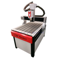 Machine de découpe de métal doux gravure sur acier CNC routeur Mini taille 6090 6012 6015 9012 9015 4 axes