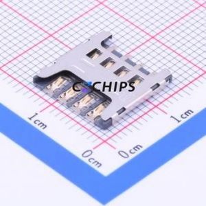 SMC-218 SIM Card Connector SMD Connector Plug-In Type Micro SIM Card Card Holder 1.5mm - Product Image 1