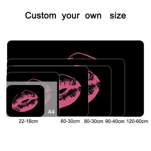 Alfombrilla de Ratón para Juegos ODM Mouth Pink Lips, Base de Goma con Olor Ligero, Alfombrilla para Escritorio de Computadora con Superficie de Tela Impermeable - Product Image 2