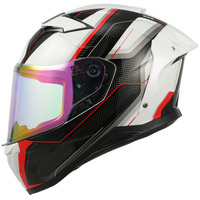 REVO-Casque de Moto Modulaire à Face Ouverte, Spoiler à Double Visière, Différentes Couleurs, à la Mode