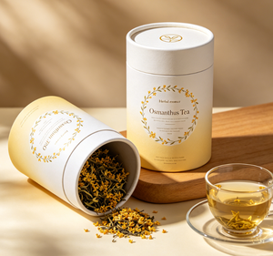 Eco-Friendly Customized Round Organic <b>Leaf</b> Teas Herbs Packaging Design <b>Paper</b> Tube With Pvc Window Bulk Wholesale - Product Image 3