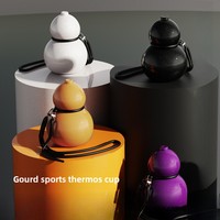 Haute esthétique grande capacité en acier inoxydable gourde Thermos tasse populaire Portable bouilloire pour étudiants hommes cadeau chaud