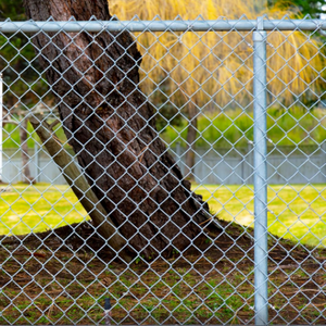 Black Crimped Chain Link Wire <b>Mesh</b> Square Hole Fence Outdoor Security Barrier - Product Image 2