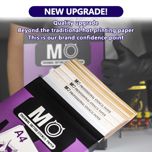 Art corporel maquillage permanent 100 feuilles/boîte <span class=keywords><strong>imprimante</strong></span> de transfert A4 MO <span class=keywords><strong>tatouage</strong></span> papier pochoir thermique - Product Image 2