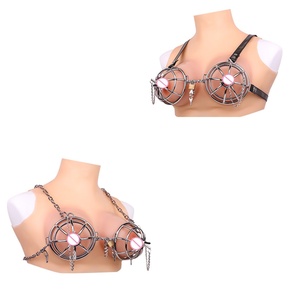 Pinza para Pezones Femenina QKKQ, Cubierta de Acero Inoxidable, Masaje de Senos, Estimulación, Productos Eróticos para Adultos, Sex Shop - Product Image 1