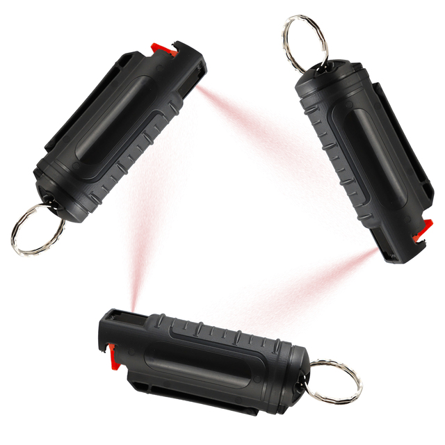 Fashionable Self Defense Keychain for Women Portable Safety Tool Rechargeable Stylish Custom Protective Spray Keychain Carry